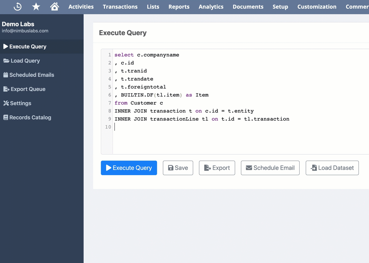 Write Query